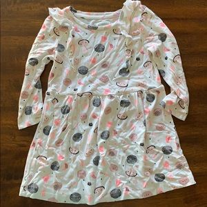 Toddler girl planets dress